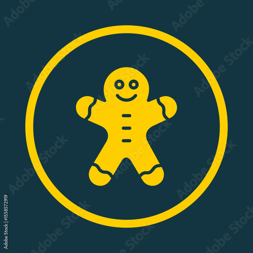 Gingerbread trendy vector art design goodly amazing design colorful useful illustration