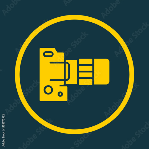 DSLR Essentials trendy vector art design goodly amazing design colorful useful illustration