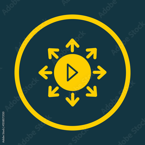 Viral Content trendy vector art design goodly amazing design colorful useful illustration