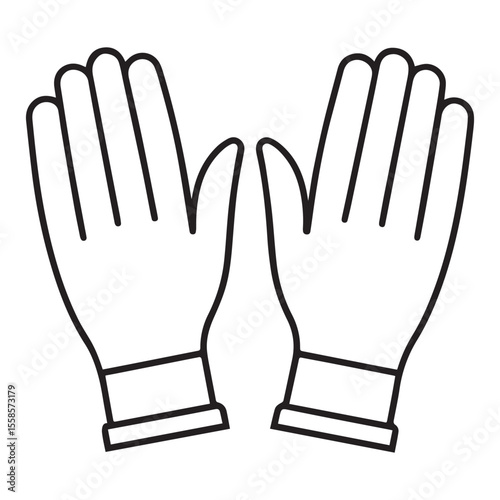 hand with glove