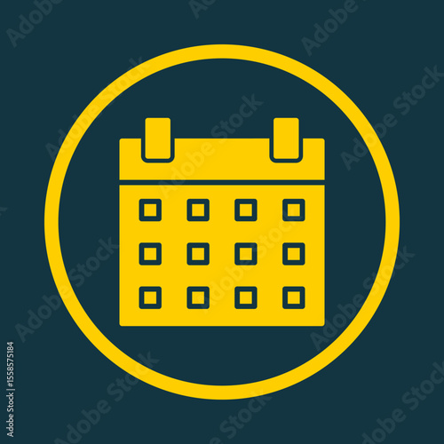 Calendar trendy vector art design magnificent amazing design colorful useful illustration