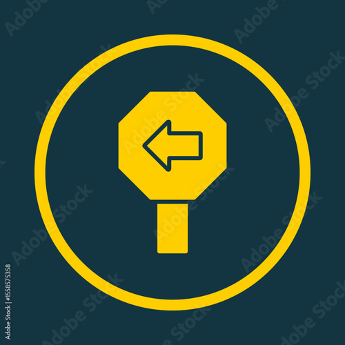 Left Arrow trendy vector art design magnificent amazing design colorful useful illustration