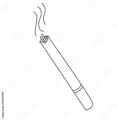 cigarette icon. Cigarette vector illustration. 
