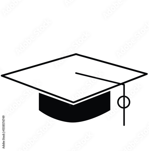 toga hat icon. toga hat icon. celebrate graduation