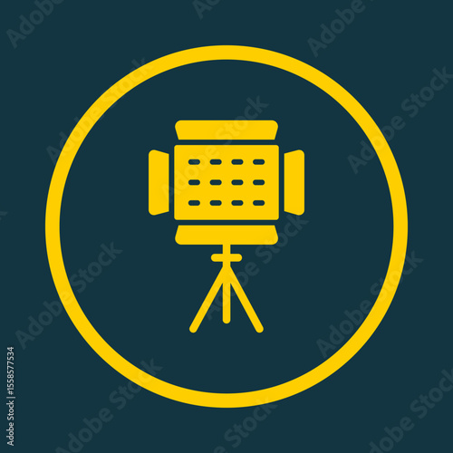 Photography Lighting trendy vector art design exquisite amazing colorful useful illustration