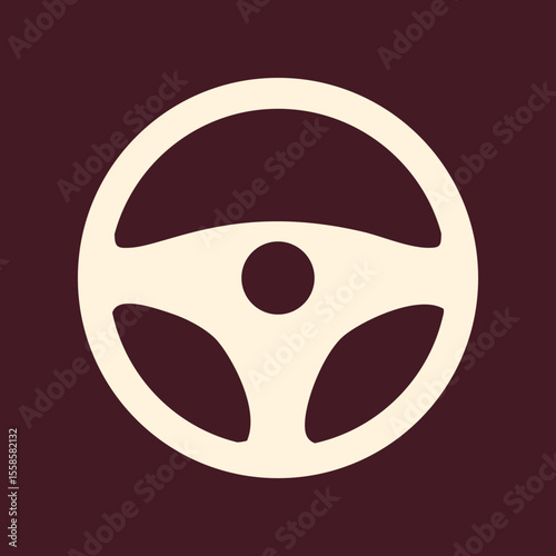 Car Steering wheel trendy vector art design superb amazing colorful useful illustration