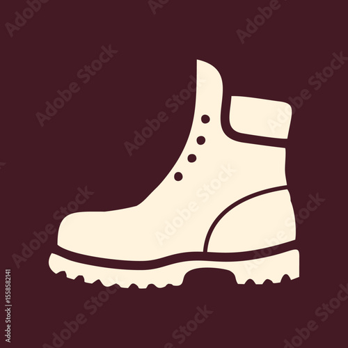 Boots trendy vector art design superb amazing colorful useful illustration