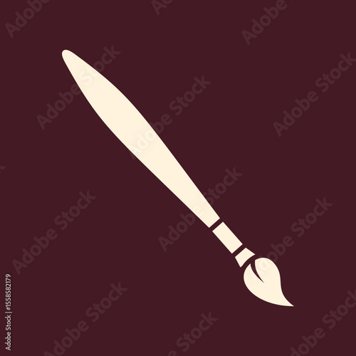 Paint brush trendy vector art design superb amazing colorful useful illustration