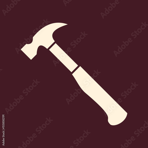 Hammer trendy vector art design superb amazing colorful useful illustration