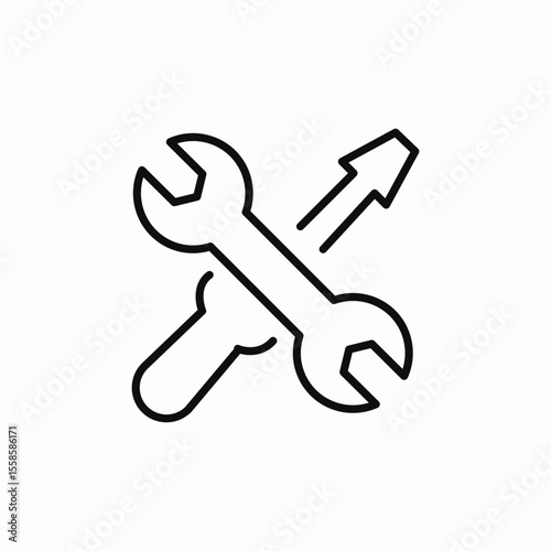 maintenance support icon sign vector