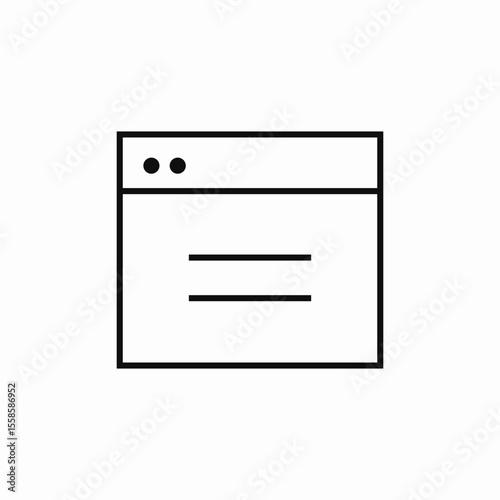 website content icon sign vector