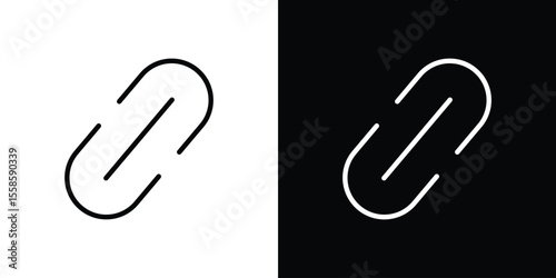Link icon vector, Symbol, logo illustrations
