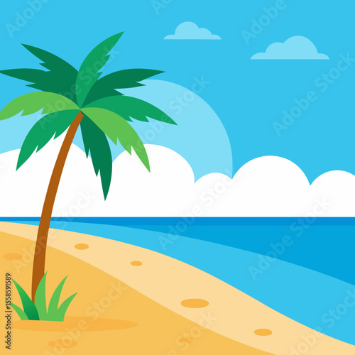 This name reflects the visual content implied by the sentences and tags—such as palm trees, ocean, sky, and the time of day—without being too complex Let me know if you'd like alternative versions 