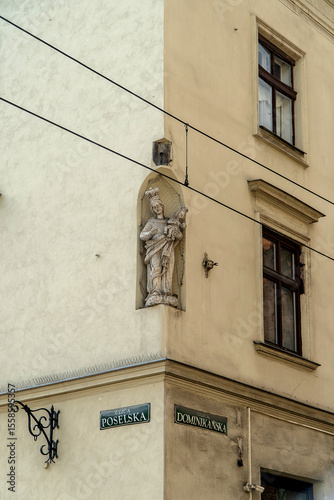 Kraków architektura rzeźby 