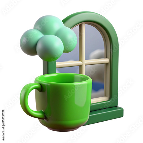 green tea cup