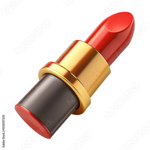 lipstick on a white background