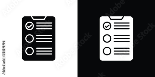 Quota icon Vector illustration in solid and black and white. EPS10