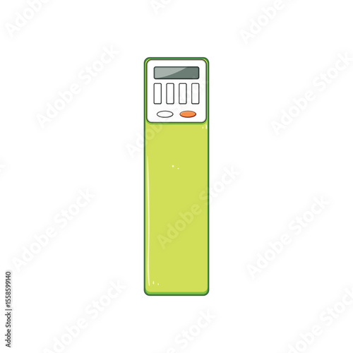tag digital bookmark cartoon vector illustration