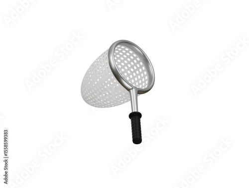 butterfly net icon 3d illustration render