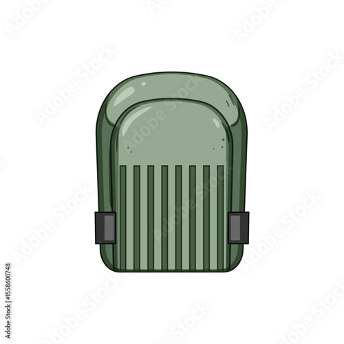 support knee pads cartoon vector illustration