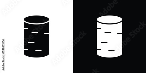 Cork wine icon Vector illustration in solid and black and white. EPS10