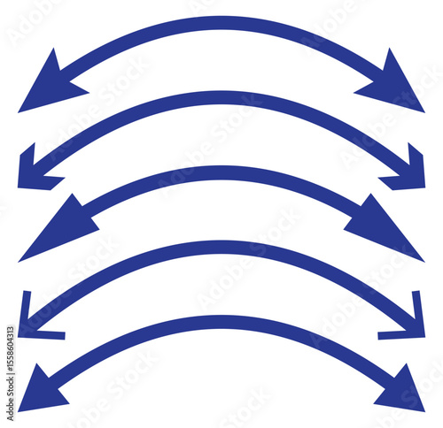 Dual arrow icon set. Double arrow icon set . Two side arrows icon vector illustration. Direction symbols, up and down sign. Variety colors Duel arrows icon. Eps 10