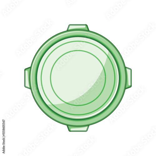 seal silicone food cover cartoon vector illustration
