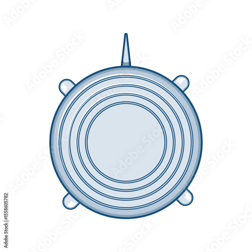 storage silicone food cover cartoon vector illustration