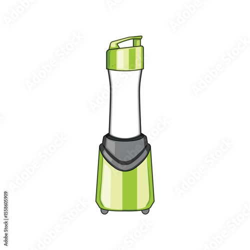 capacity smoothie blender cartoon vector illustration