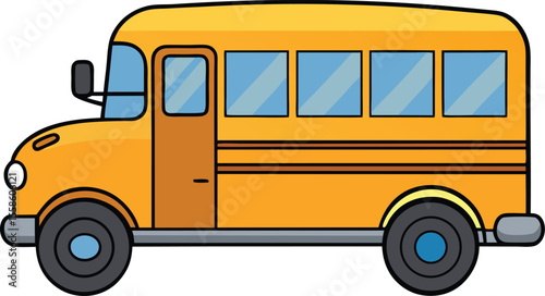 bus school transportation yellow kids