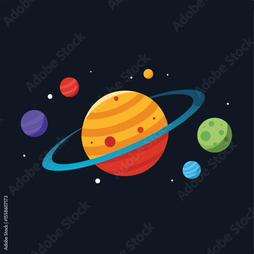 space rocket spaceship planet moon universe