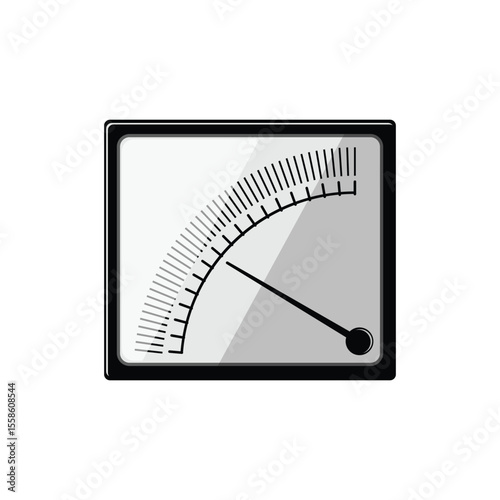 device watt meter cartoon vector illustration
