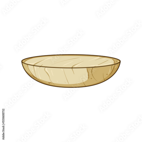 display wood platform cartoon vector illustration