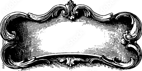 Vintage square borders and frame flourishes for retro design projects