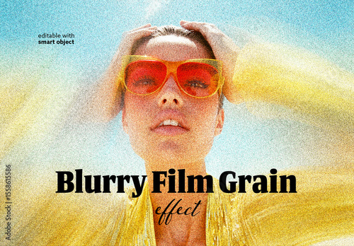 Blurry Film Grain Effect