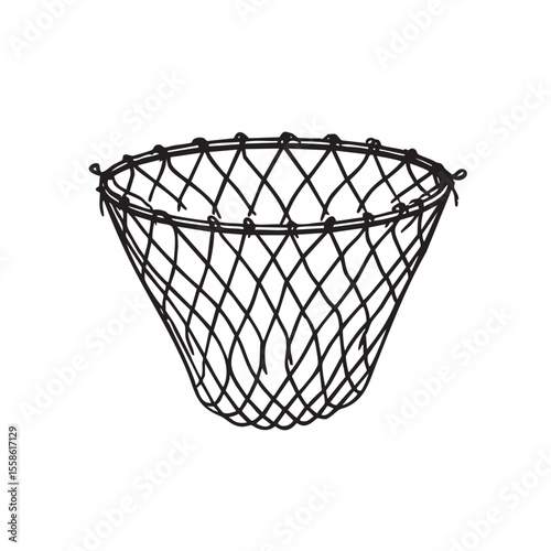 Creative concept for a basketball hoop design for sports themes