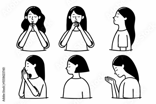 Mindful Breaths Minimalist Line Art for Calm Living