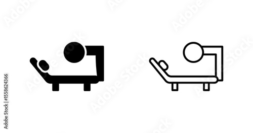 Spa Bed Vector Icon