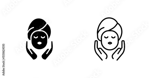 Scalp Massage Vector Icon