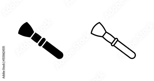 Beauty Brush Vector Icon