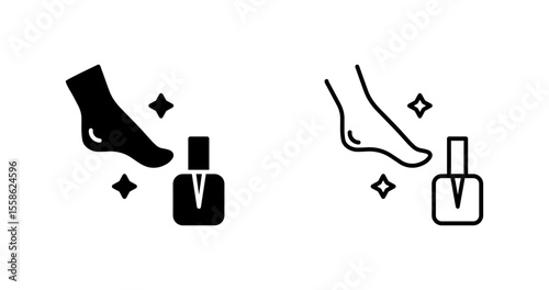 Pedicure Vector Icon
