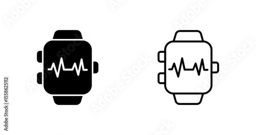 Fitness Tracker Vector Icon