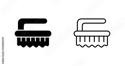 Scrub Brush Vector Icon