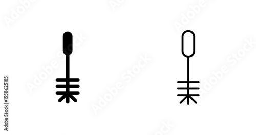 Toilet Brush Vector Icon