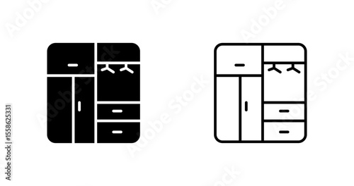 Closet Organization Vector Icon
