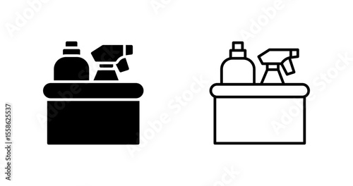 Cleaning Supplies Vector Icon
