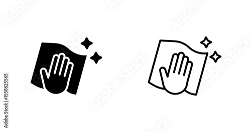 Cleaning Cloth Vector Icon