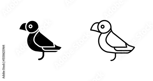 Puffin Vector Icon