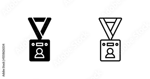 Safety Lanyard Vector Icon