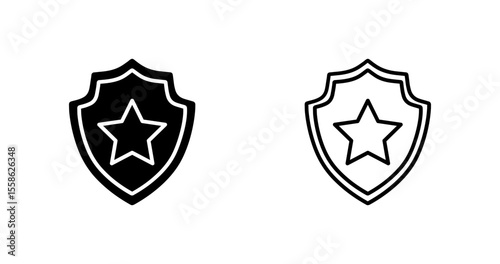 Security Badge Vector Icon